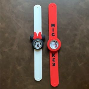 Mickey and Minnie slap watches
